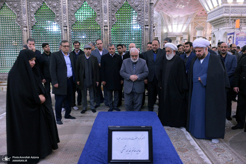 تجدید میثاق رئیس و اعضای هیات امنا کمیته امداد امام خمینی(س) با آرمان بنیانگذار جمهوری اسلامی ایران