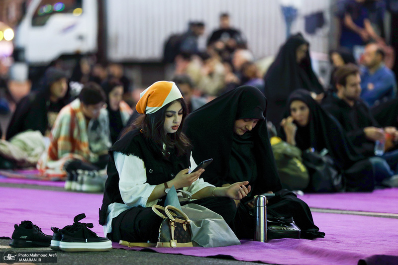 احیای شب بیست و سوم ماه مبارک رمضان در میدان فلسطین