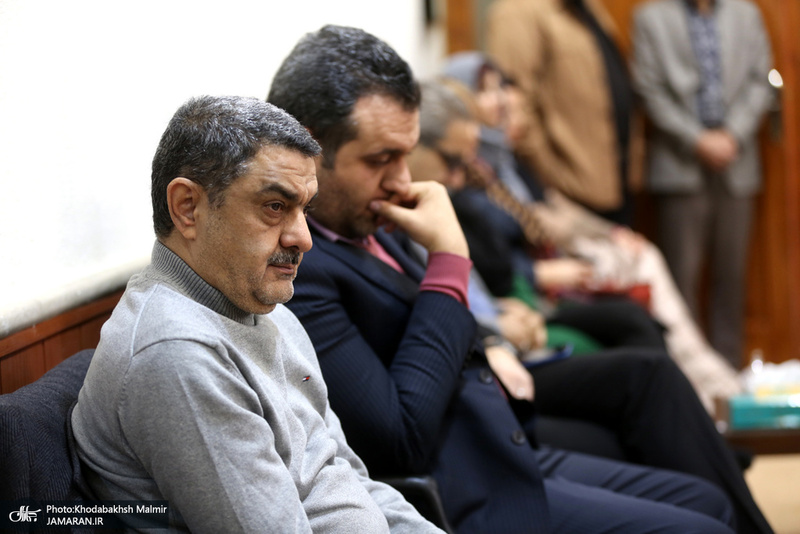 دیدارمدیران و جمعی از اعضای تحریه موسسه مطبوعاتی ایران و خبرگزاری ایرنا با سید حسن خمینی