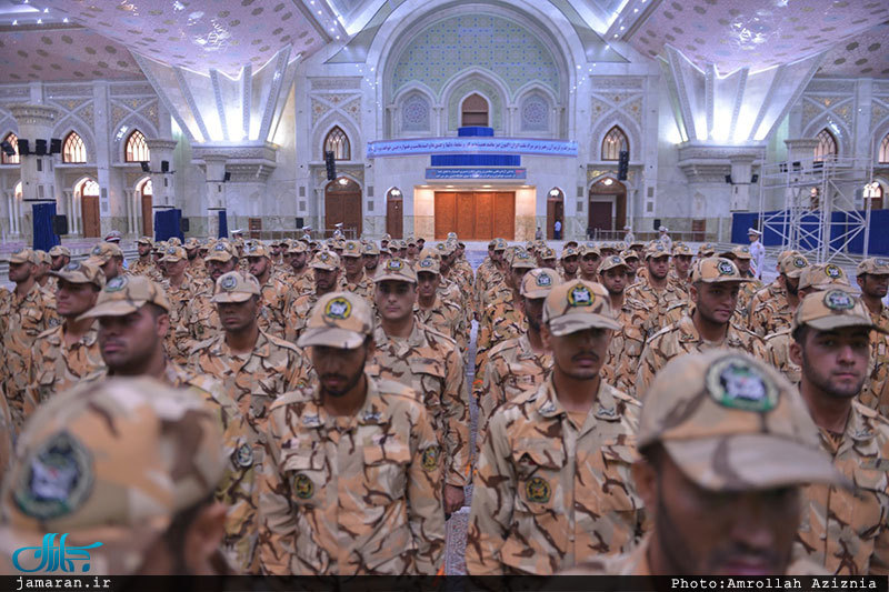 تجدید میثاق مرکز آموزش دژبان شهید اسدی کهریزک‎ با آرمان های حضرت امام(س) 