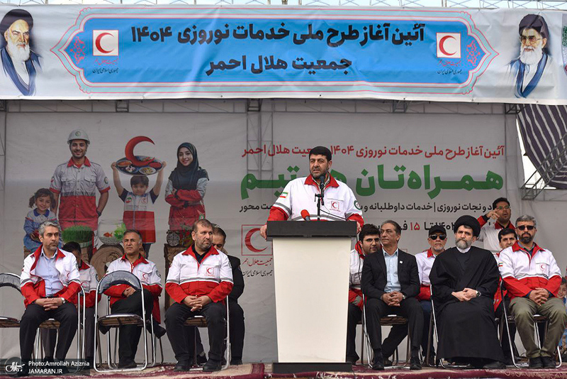 آغاز اجرای طرح ملی خدمات نوروزی هلال احمر از جوار حرم امام خمینی (س)