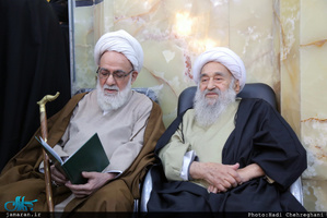 مراسم هفتمین روز درگذشت آیت الله ابن الرضا(ره) در مسجد اعظم قم