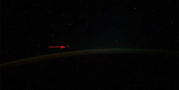 رویت شفق قطبی در ویدئوی فضانورد روسی