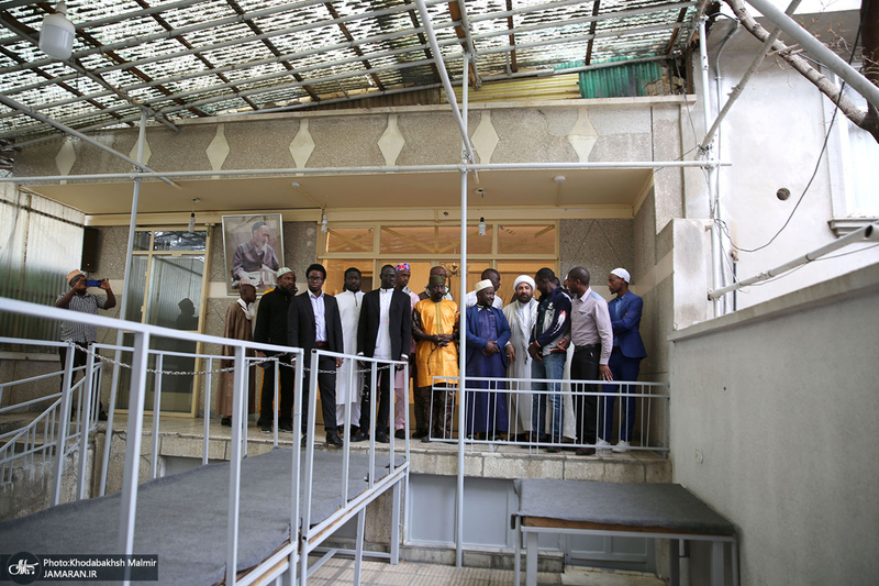 بازدید جمعی از طلاب کشورهای آفریقایی از جماران‎‎