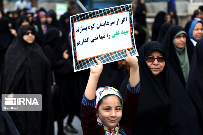راهپیمایی مردمی در حمایت از اقتدار و امنیت کشور در شهرهای مختلف + تصاویر
