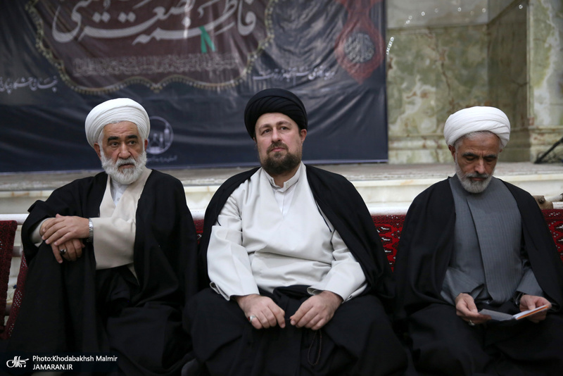 مراسم عزاداری شب شهادت حضرت زهرا (س) در حرم امام خمینی