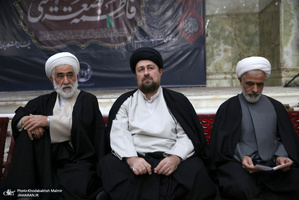 مراسم عزاداری شب شهادت حضرت زهرا (س) در حرم امام خمینی