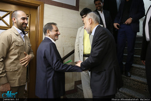 حضور سید حسن خمینی در مراسم ختم حجت الاسلام و المسلمین حمیدزاده 