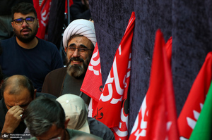 عزاداری ظهر عاشورا در جوار مقتل رهبر شهید انقلاب