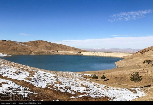 ۷۶ درصد از گنجایش سد اکباتان پر شد