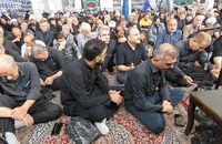 مراسم تاسوعای حسینی در دفتر آیت الله العظمی صانعی (8)