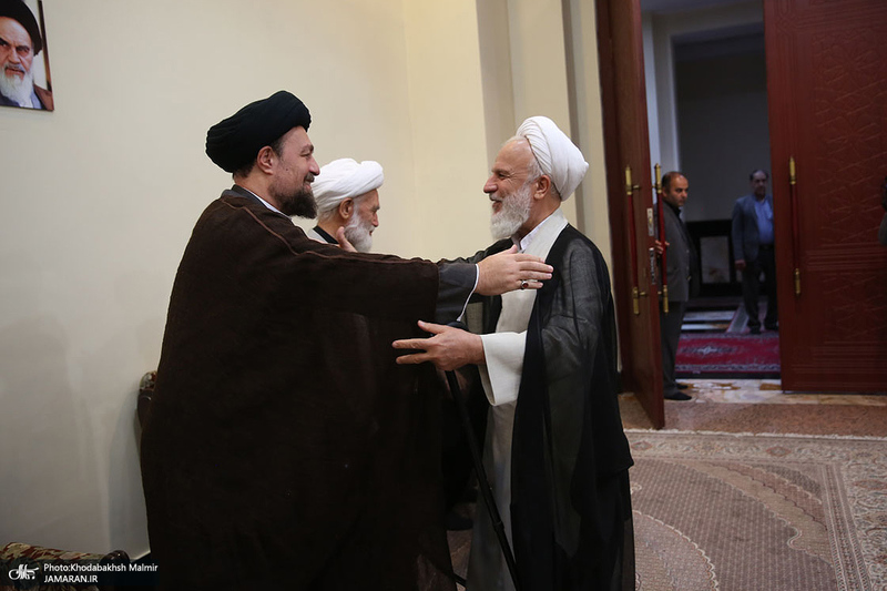 حاشیه تجدید میثاق هیأت رئیسه و اعضای مجلس خبرگان رهبری با آرمان های امام خمینی(س)