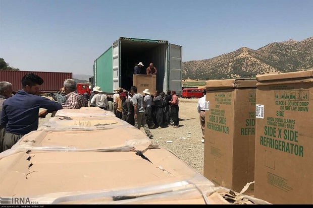 واردات وزنی کالا از گمرکات کردستان 82 درصد کاهش یافت