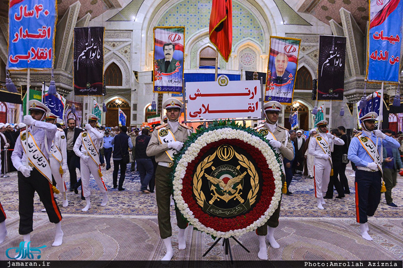 تجدید میثاق مسئولان سازمان عقیدتی سیاسی ارتش با آرمان‌های حضرت امام(س)