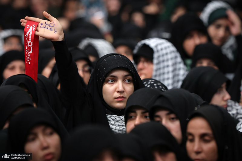 عزاداری هیئت‌های دانشجویی به مناسبت اربعین در حسینیه امام خمینی