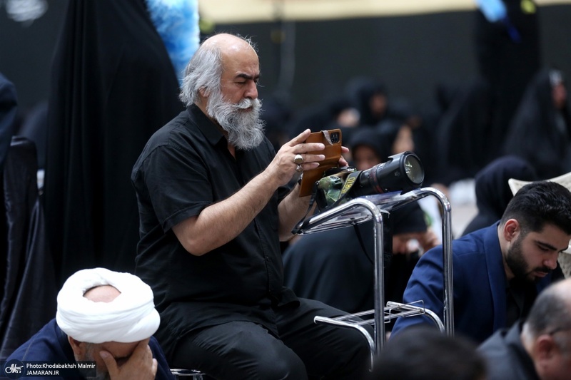 مراسم عزاداری شب تاسوعای حسینی در حرم امام خمینی (س)