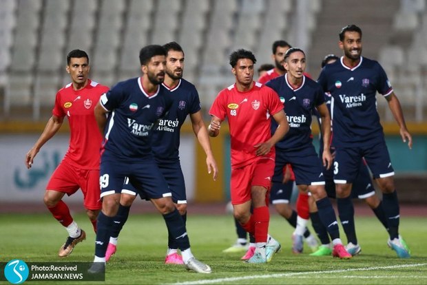 برد نساجی مقابل پرسپولیس با گل یک استقلالی