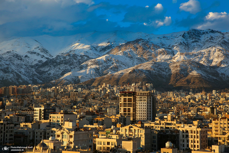 آسمان بی نظیر امروز تهران