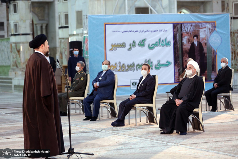 تجدید میثاق رئیس جمهور و اعضای هیأت دولت با آرمان‌های حضرت امام(س)