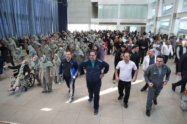 سی‌امین پویش دوشنبه‌های ورزشی در منطقه ۲۰ تهران برگزار شد
