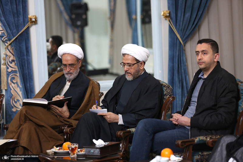 دیدار مجمع روحانیون مبارز و مجمع محققین حوزه علمیه قم با سید حسن خمینی