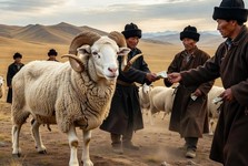 گوسفندی که یک میلیون دلار فروخته شد