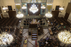 مراسم بزرگداشت حضرت امام خمینی (س) در کنیسه یوسف آباد