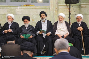 مراسم چهلمین روز ارتحال آیت الله العظمی شبیری زنجانی (ره)