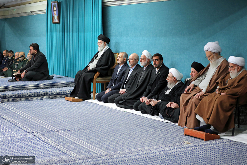دیدار مسئولان نظام با رهبر معظم انقلاب