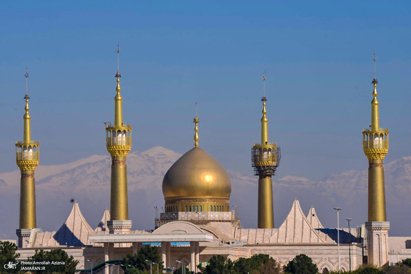 تصاویری از حرم امام خمینی در روز هوای پاک تهران