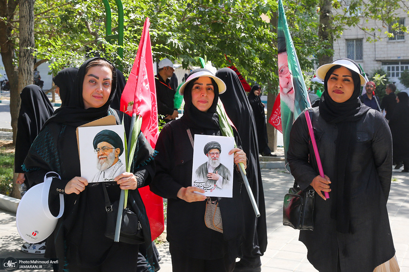 مراسم وداع با رهبر شهید انقلاب در مصلی تهران -3