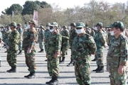 رژه خدمت نیروهای مسلح در اردبیل برگزار شد