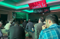 مراسم عزاداری شهادت حضرت امام رضا (ع) در دارالزهرا (س) تهران برگزار شد