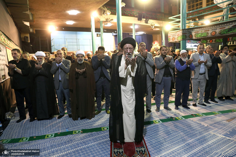 مراسم بزرگداشت همسر آیت الله موسوی بجنوردی (ره) در حسینیه شماره یک جماران-1