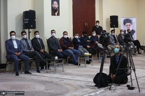 دیدار اعضای شورای عالی و هیات رئیسه سازمان نظام پرستاری با سید حسن خمینی