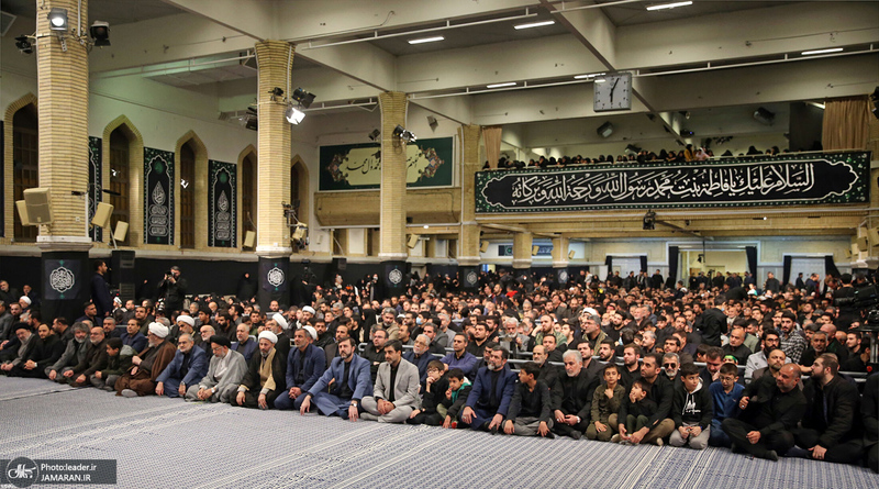 دومین شب مراسم عزاداری حضرت فاطمه‌زهرا (س) در حسینیه امام خمینی