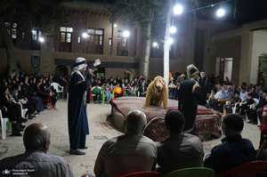 آخرین شب مجلس تعزیه خوانی در بیت تاریخی حضرت امام خمینی (س) در خمین