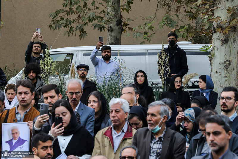 وداع با استاد محمدعلی اسلامی ندوشن در دانشگاه تهران