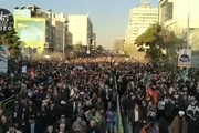 سیل جمعیت عزاداران تهرانی 