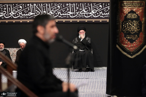 اولین شب عزاداری حضرت اباعبدالله الحسین (ع) در حسینیه امام خمینی
