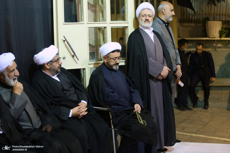 مراسم چهلمین روز مرحوم آیت الله صانعی در حسینیه جماران