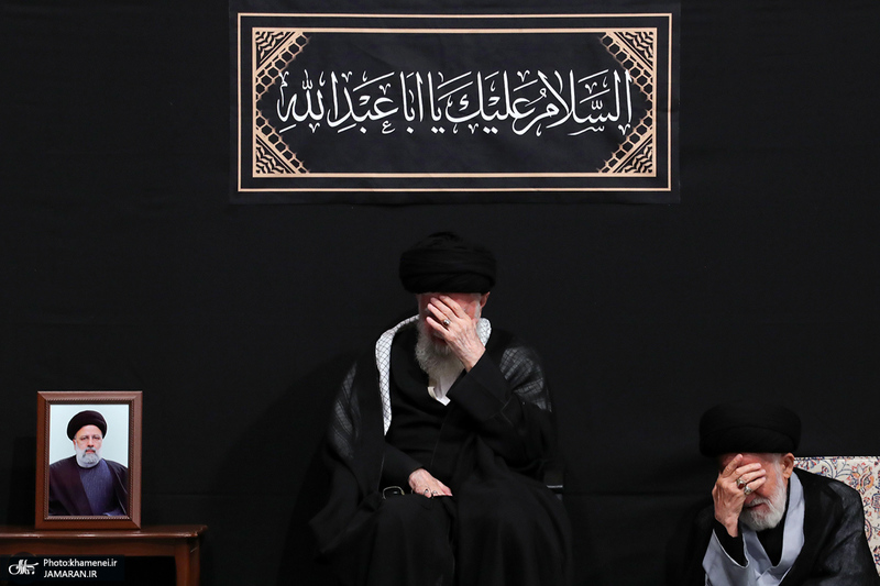 اولین شب مراسم عزاداری حضرت اباعبدالله الحسین (ع) در حسینیه امام خمینی