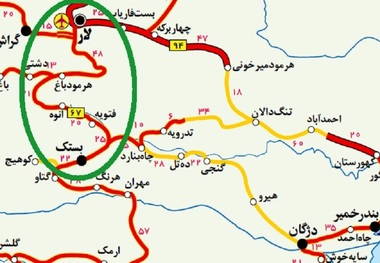 عملیات اجرایی قطعه سوم بزرگراه لارستان - بستک آغاز شد