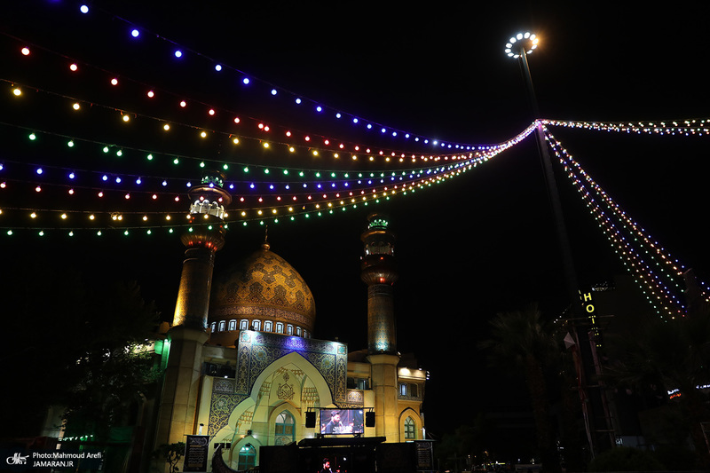 احیای شب بیست و سوم ماه مبارک رمضان در میدان فلسطین