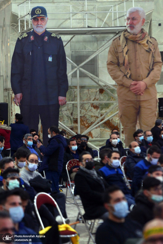 اجتماع کارگران به مناسبت دومین سالگرد شهادت حاج قاسم سلیمانی در حرم امام خمینی(س)