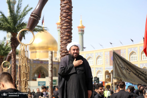 حال و هوای حرم کریمه اهل بیت در ظهر تاسوعای حسینی(ع)