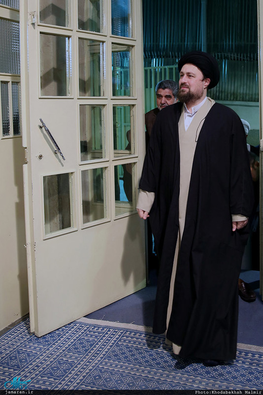 دیدار استاندار و جمعی از مدیران استان تهران با سید حسن خمینی