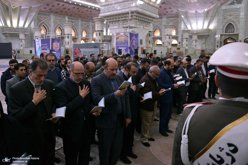 تجدید میثاق مدیران و کارکنان نهضت سواد آموزی با آرمان های حضرت امام(س)