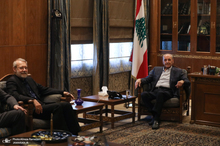 دیدار علی لاریجانی با رییس مجلس لبنان