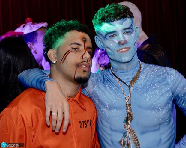 ورزشکاران در جشن هالووین 